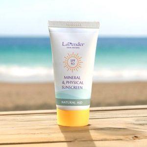 קרם הגנה מינרלי טבעי SPF50